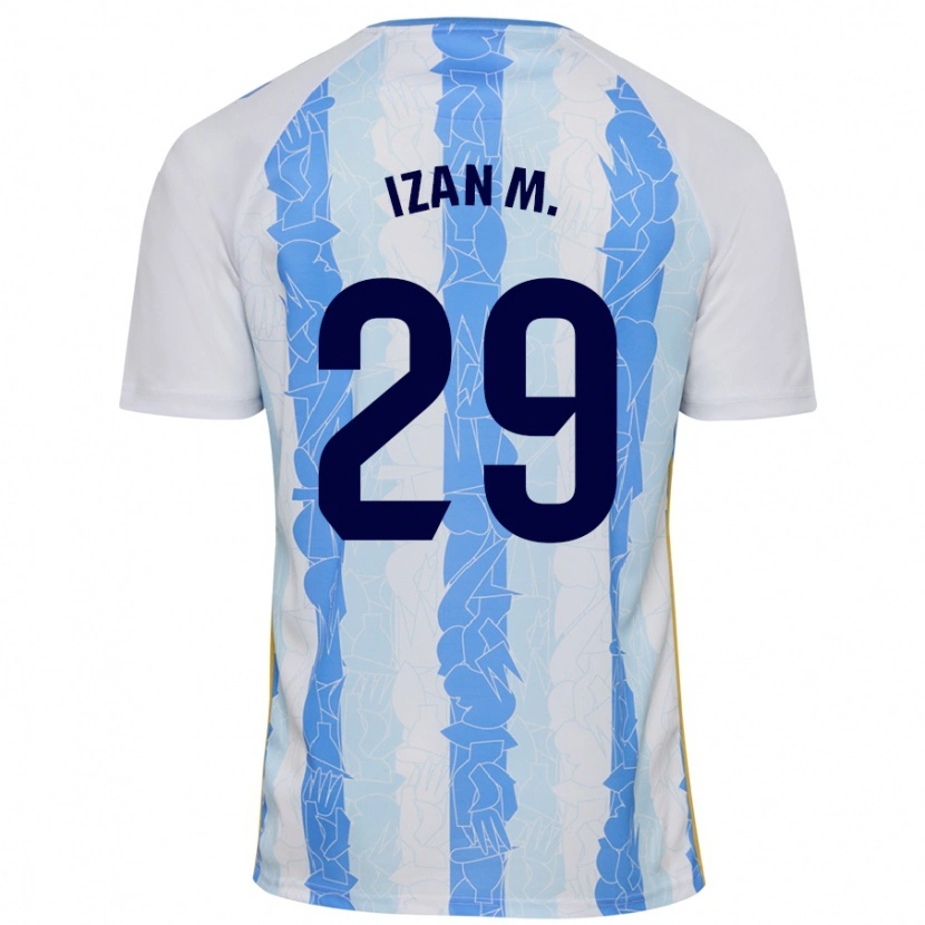 Danxen Kid Izan Merino #29 White Blue Home Jersey 2024/25 T-Shirt