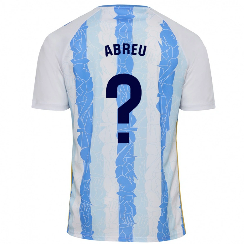 Danxen Kid Marco Abreu #0 White Blue Home Jersey 2024/25 T-Shirt