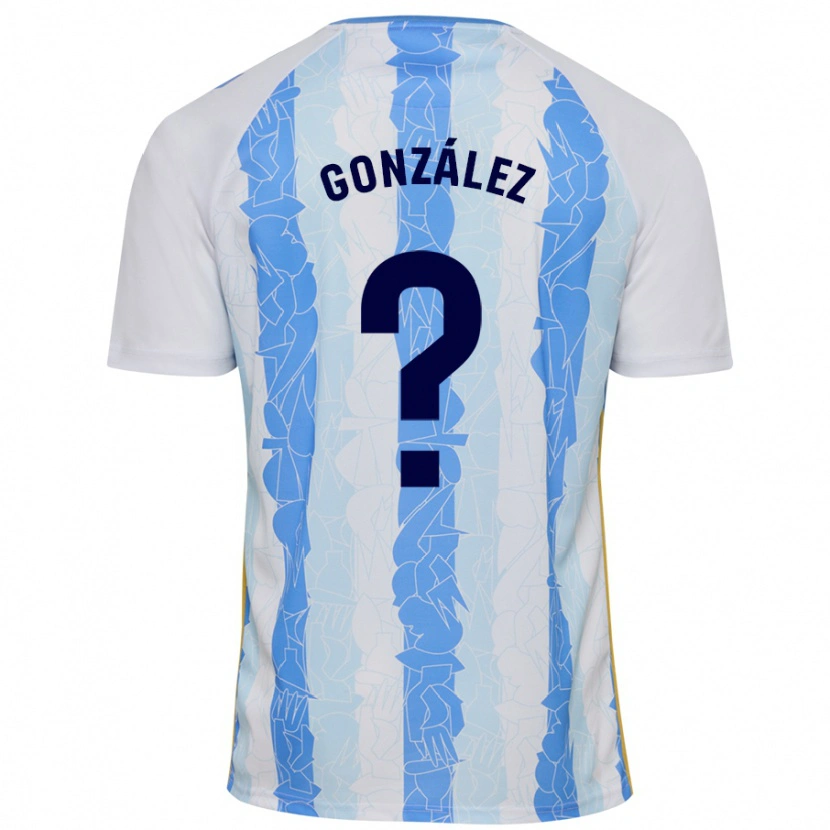 Danxen Kid Adri González #0 White Blue Home Jersey 2024/25 T-Shirt