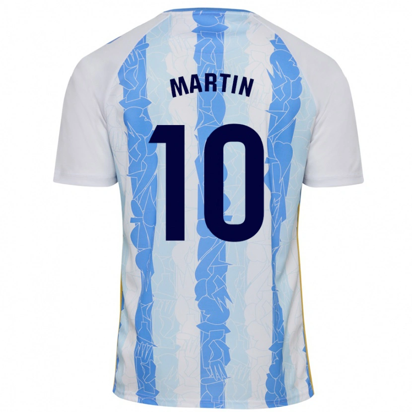 Danxen Kid Jesús Martín #10 White Blue Home Jersey 2024/25 T-Shirt