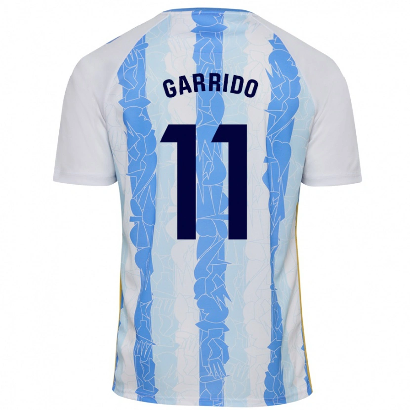 Danxen Kid Rafa Garrido #11 White Blue Home Jersey 2024/25 T-Shirt