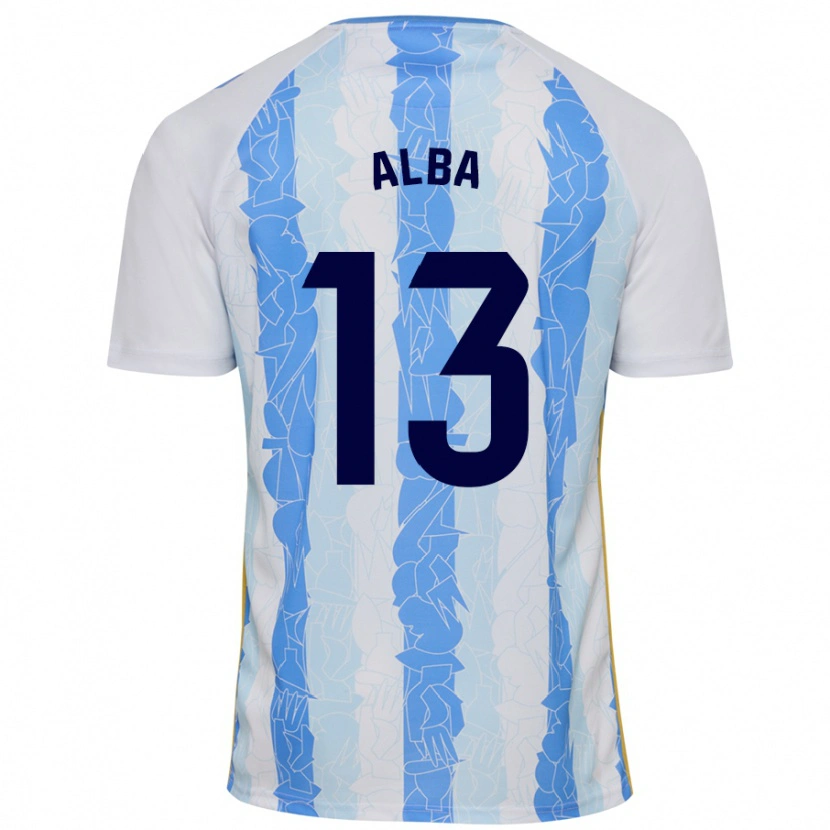 Danxen Kid Alba #13 White Blue Home Jersey 2024/25 T-Shirt