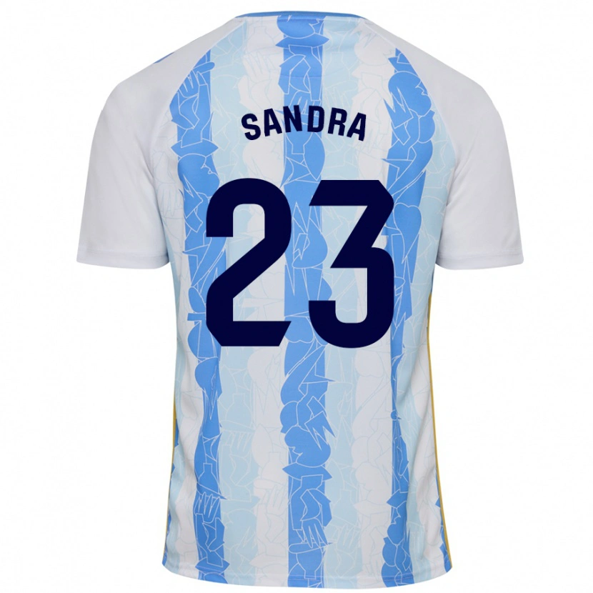 Danxen Kid Sandra #23 White Blue Home Jersey 2024/25 T-Shirt