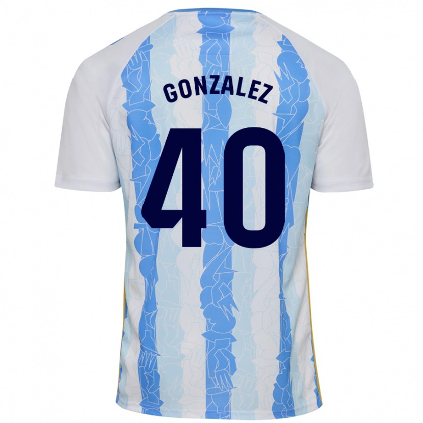 Danxen Kid Carol González #40 White Blue Home Jersey 2024/25 T-Shirt