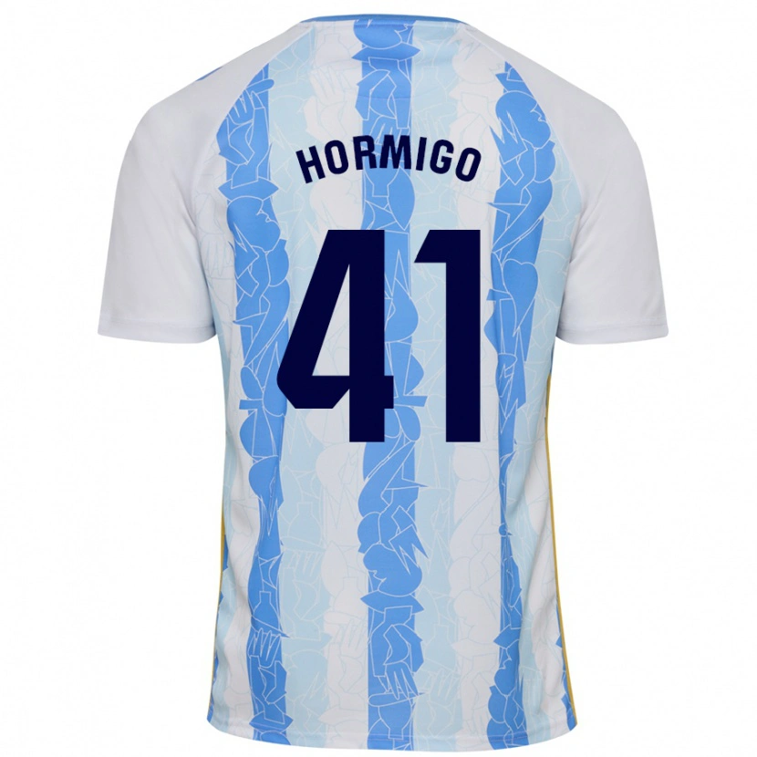 Danxen Kid Cintia Hormigo #41 White Blue Home Jersey 2024/25 T-Shirt