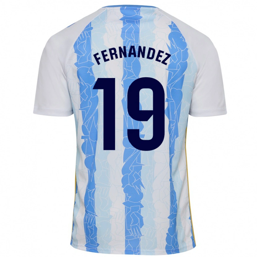 Danxen Kid Raúl Fernández #19 White Blue Home Jersey 2024/25 T-Shirt