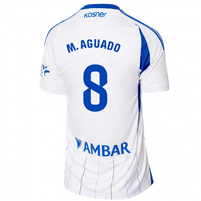 Danxen Kid Marc Aguado #8 Red White Home Jersey 2024/25 T-Shirt