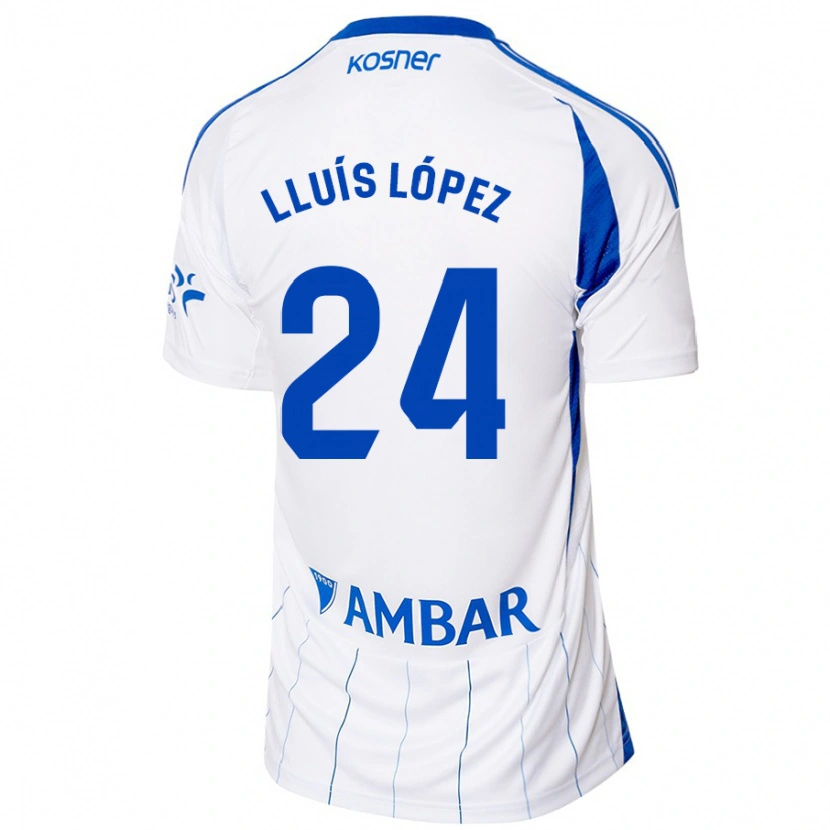 Danxen Kid Lluís López #24 Red White Home Jersey 2024/25 T-Shirt