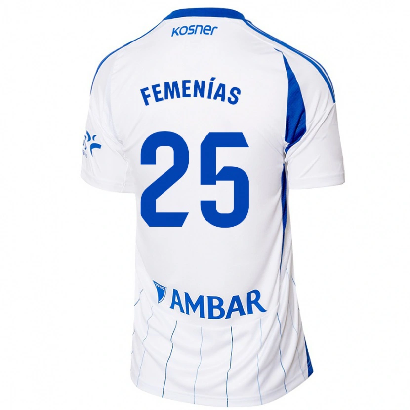 Danxen Kid Joan Femenías #25 Red White Home Jersey 2024/25 T-Shirt