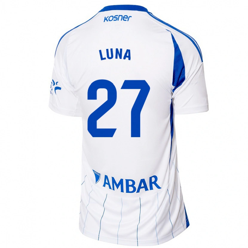 Danxen Kid Marcos Luna #27 Red White Home Jersey 2024/25 T-Shirt