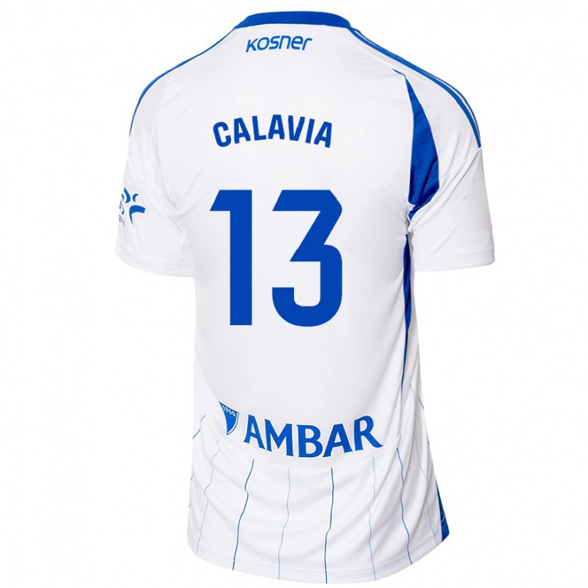 Danxen Kid Carlos Calavia #13 Red White Home Jersey 2024/25 T-Shirt