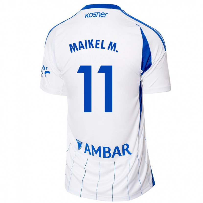 Danxen Kid Maikel Mesa #11 Red White Home Jersey 2024/25 T-Shirt