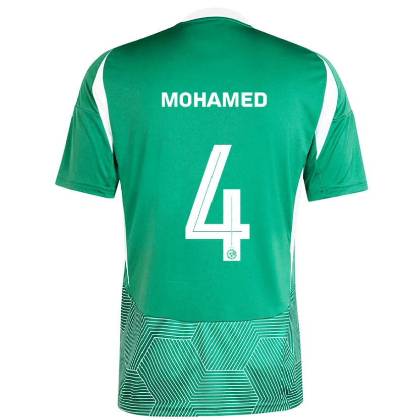 Danxen Kid Ali Mohamed #4 Green White Home Jersey 2024/25 T-Shirt