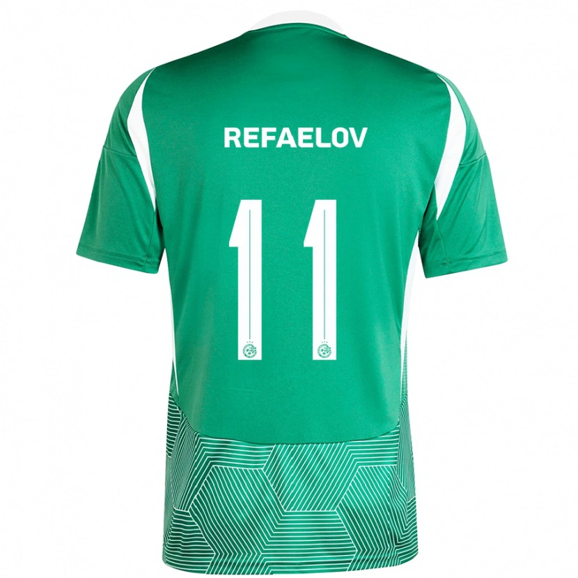 Danxen Kid Lior Refaelov #11 Green White Home Jersey 2024/25 T-Shirt