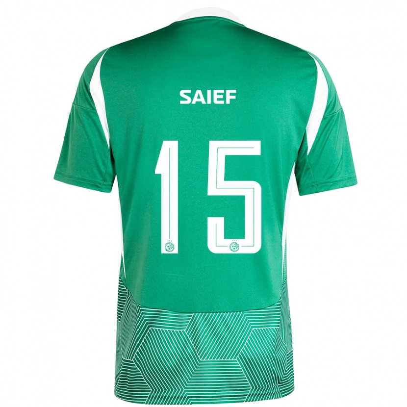 Danxen Kid Kenny Saief #15 Green White Home Jersey 2024/25 T-Shirt