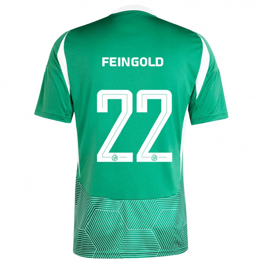 Danxen Kid Ilay Feingold #22 Green White Home Jersey 2024/25 T-Shirt