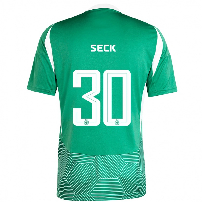 Danxen Kid Abdoulaye Seck #30 Green White Home Jersey 2024/25 T-Shirt