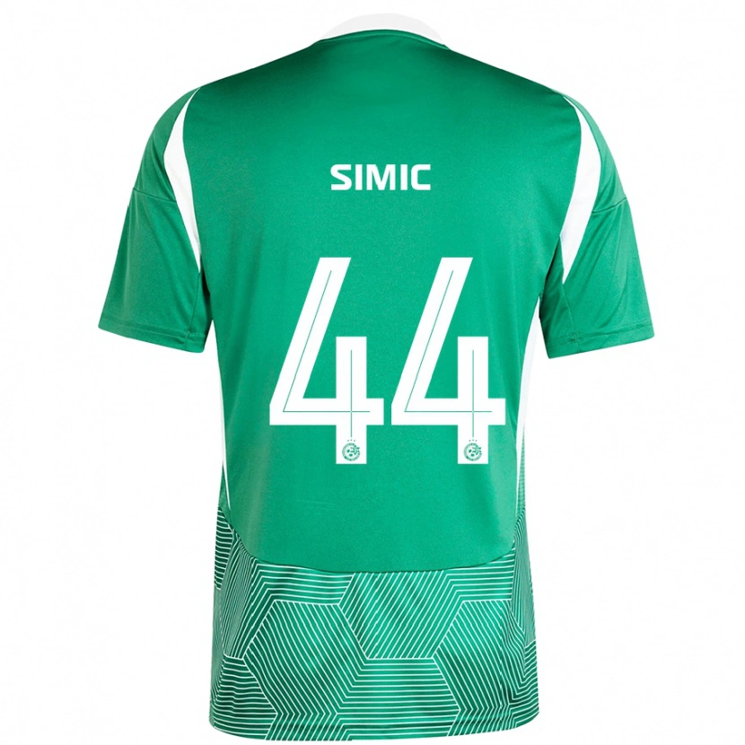 Danxen Kid Lorenco Simic #44 Green White Home Jersey 2024/25 T-Shirt