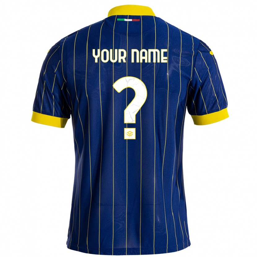 Danxen Kid Your Name #0 Blue Yellow Home Jersey 2024/25 T-Shirt