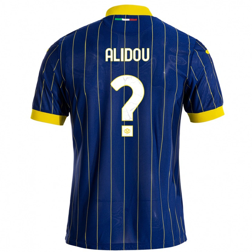 Danxen Kid Faride Alidou #0 Blue Yellow Home Jersey 2024/25 T-Shirt