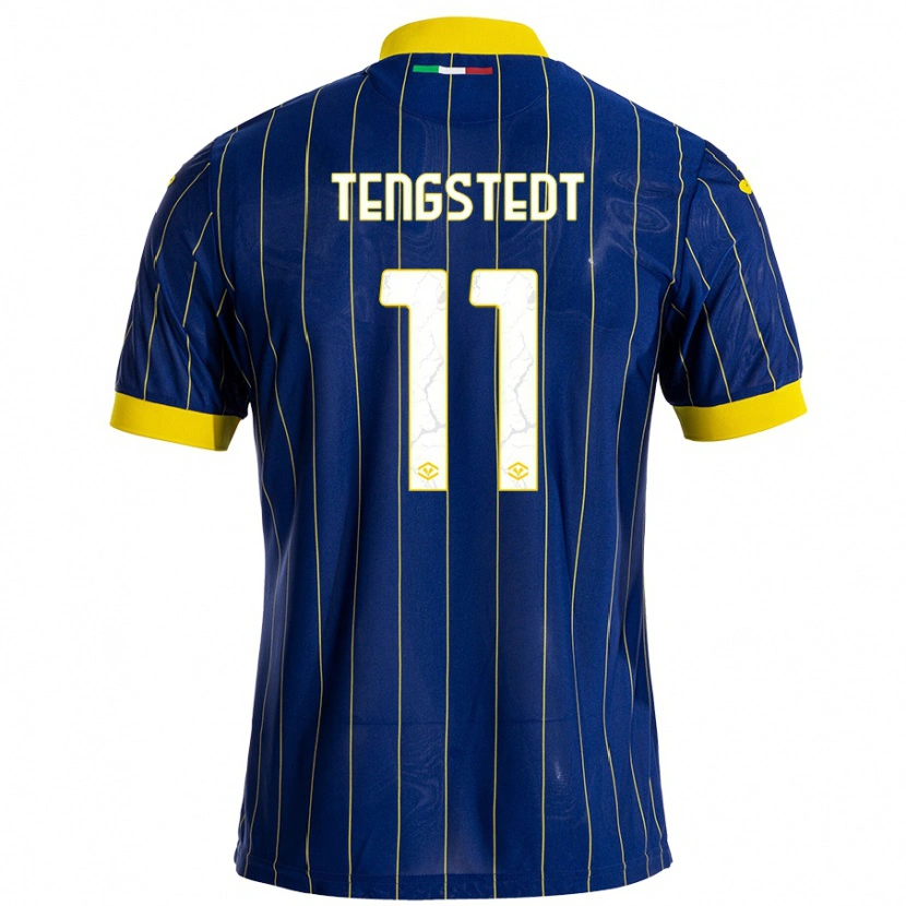 Danxen Kid Casper Tengstedt #11 Blue Yellow Home Jersey 2024/25 T-Shirt