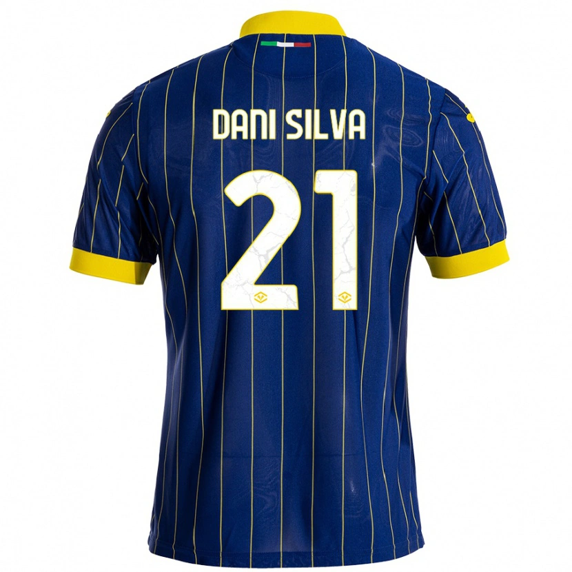 Danxen Kid Dani Silva #21 Blue Yellow Home Jersey 2024/25 T-Shirt