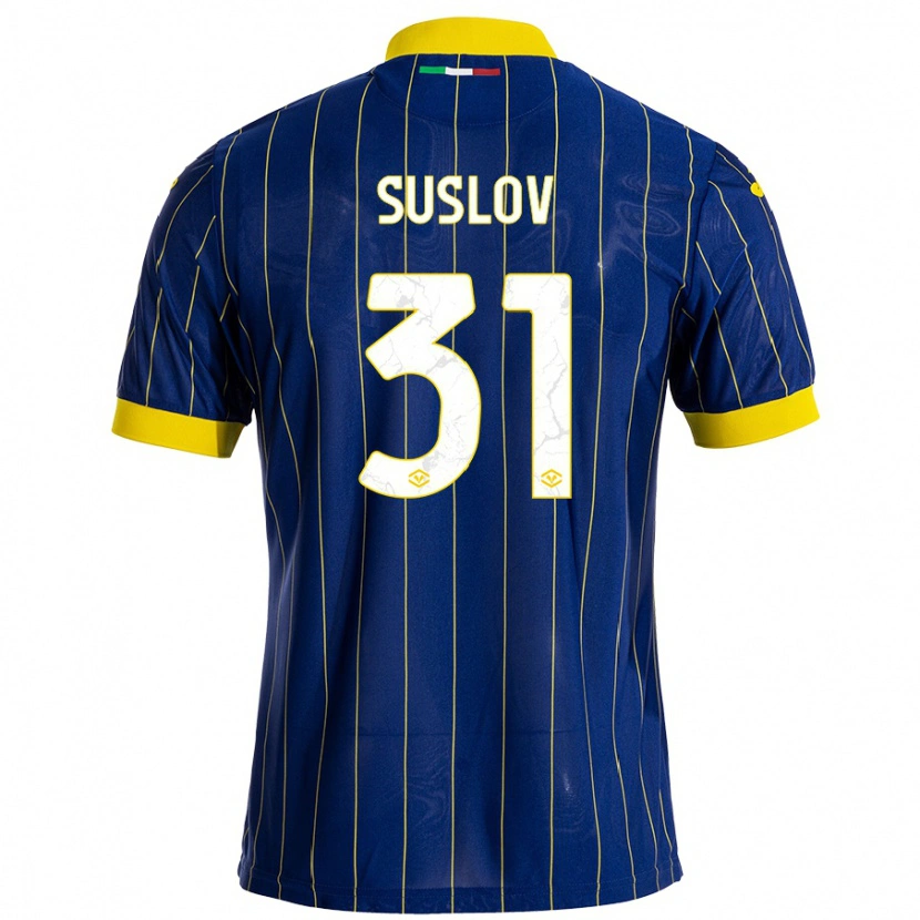 Danxen Kid Tomas Suslov #31 Blue Yellow Home Jersey 2024/25 T-Shirt