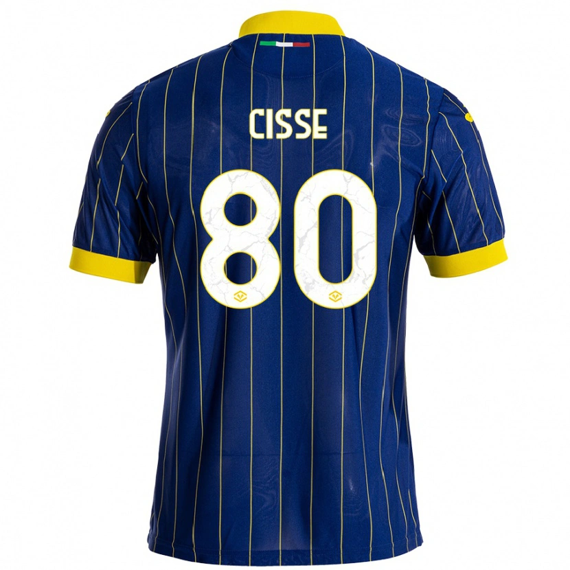 Danxen Kid Alphadjo Cissè #80 Blue Yellow Home Jersey 2024/25 T-Shirt