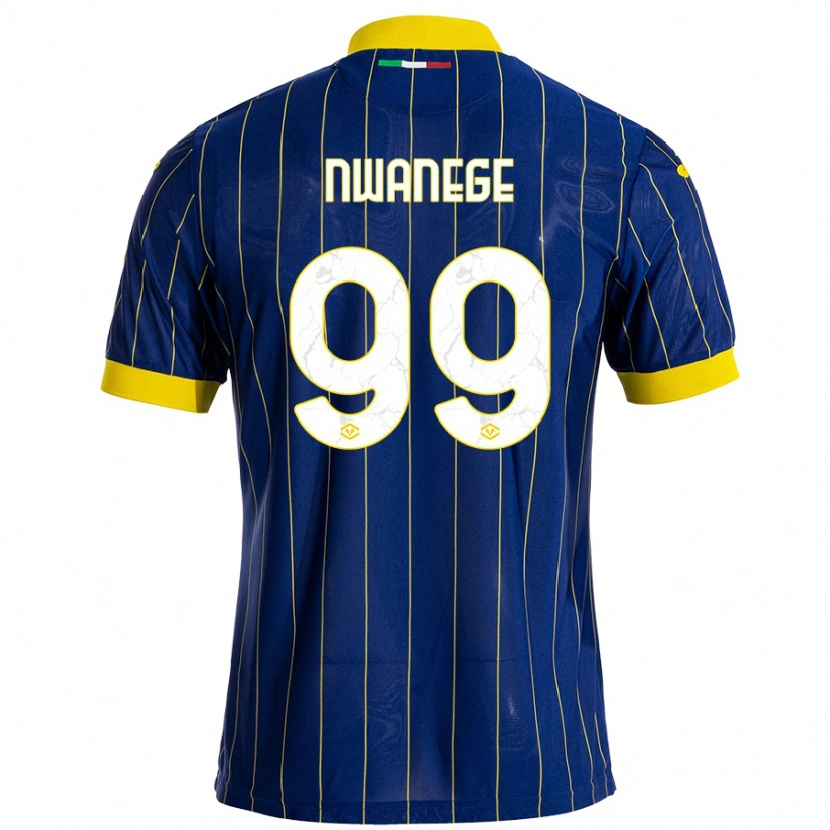 Danxen Kid Karlson Nwanege #99 Blue Yellow Home Jersey 2024/25 T-Shirt