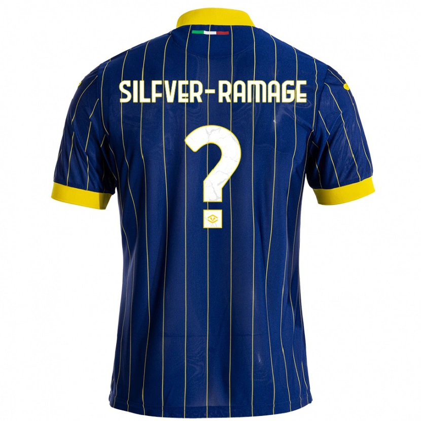 Danxen Kid William Silfver-Ramage #0 Blue Yellow Home Jersey 2024/25 T-Shirt