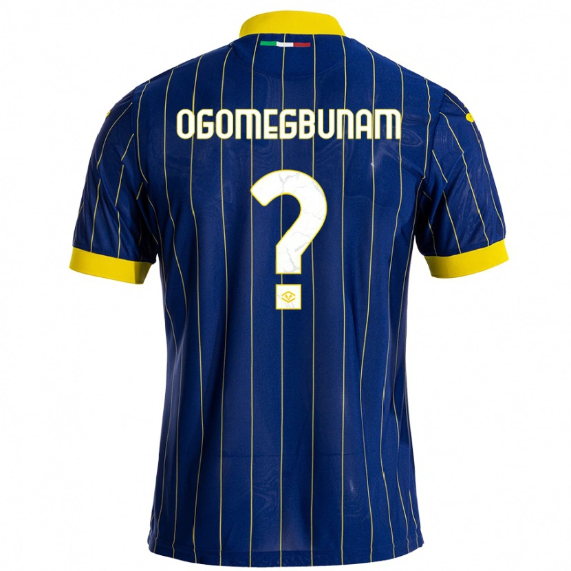 Danxen Kid Izu Ogomegbunam #0 Blue Yellow Home Jersey 2024/25 T-Shirt