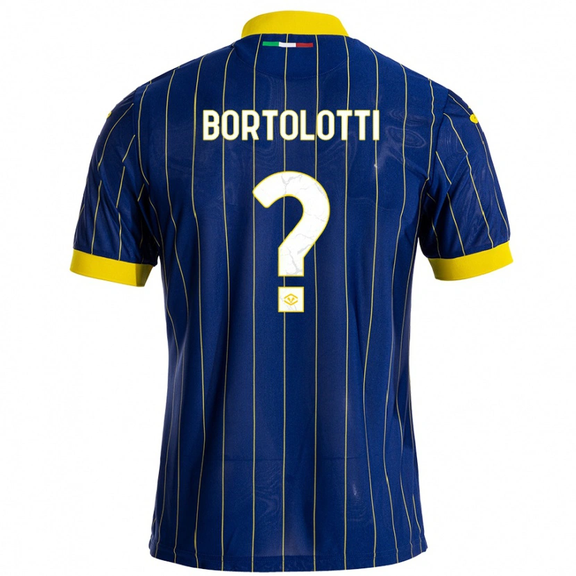 Danxen Kid Marco Bortolotti #0 Blue Yellow Home Jersey 2024/25 T-Shirt