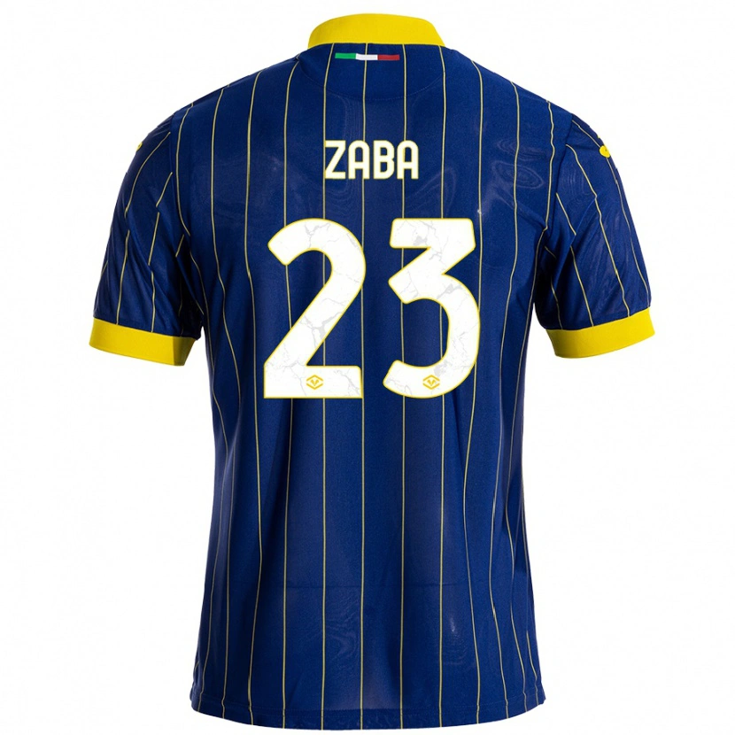 Danxen Kid Nelson Zaba #23 Blue Yellow Home Jersey 2024/25 T-Shirt