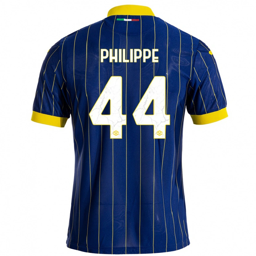 Danxen Kid Mathis Philippe #44 Blue Yellow Home Jersey 2024/25 T-Shirt