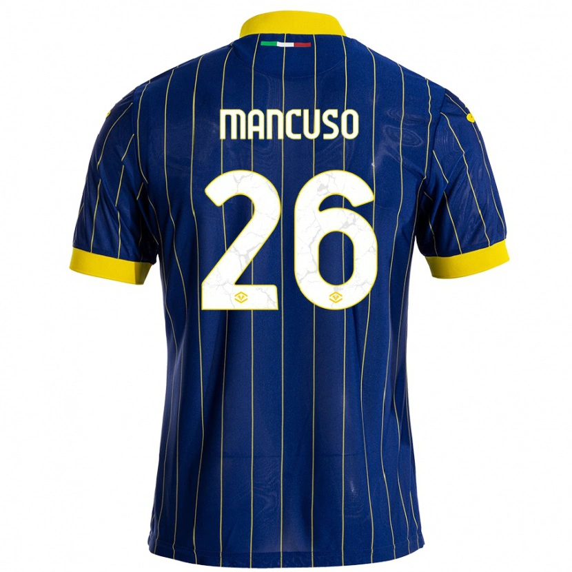 Danxen Kid Giulia Mancuso #26 Blue Yellow Home Jersey 2024/25 T-Shirt