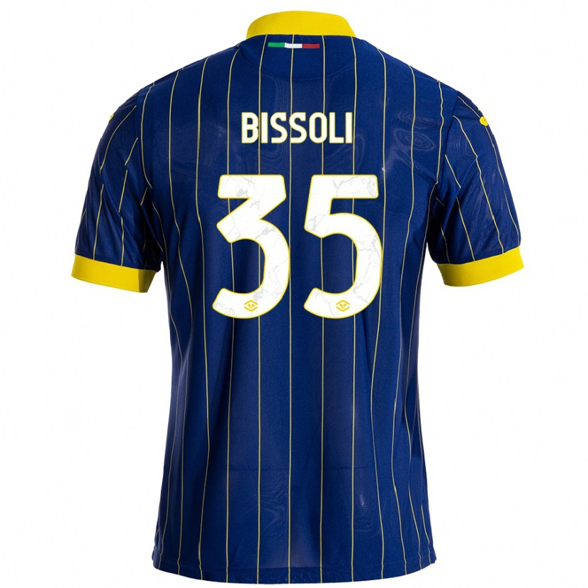 Danxen Kid Noemí Bissoli #35 Blue Yellow Home Jersey 2024/25 T-Shirt