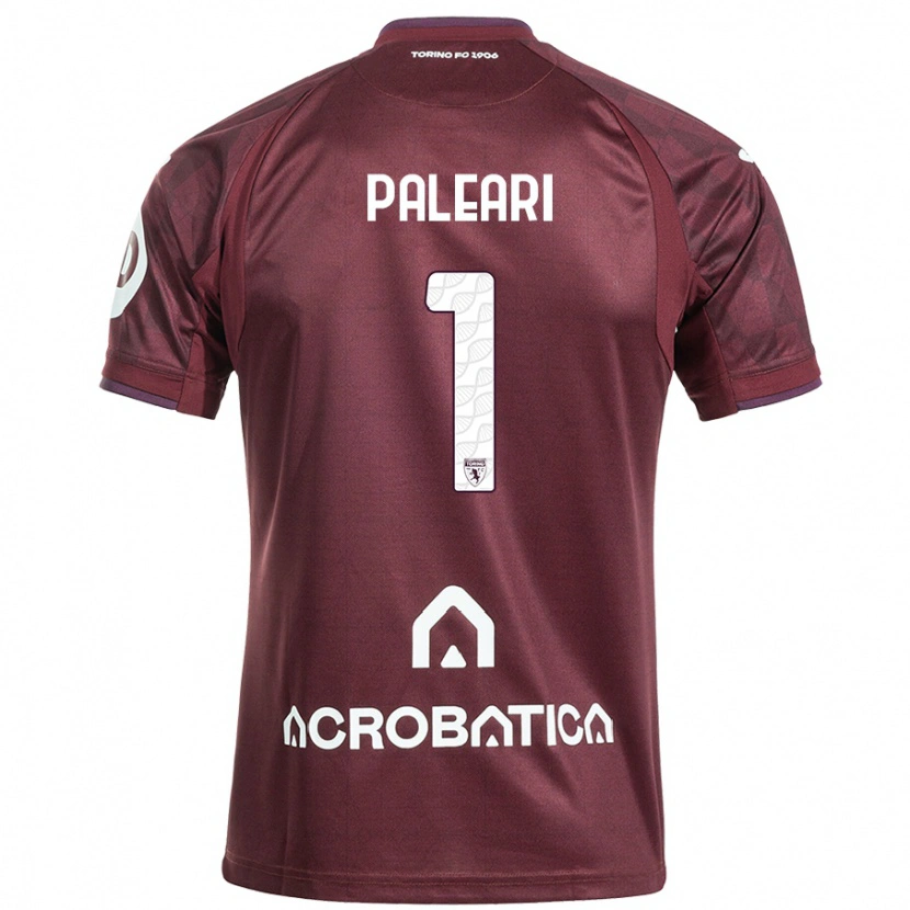 Danxen Kid Alberto Paleari #1 Maroon White Home Jersey 2024/25 T-Shirt