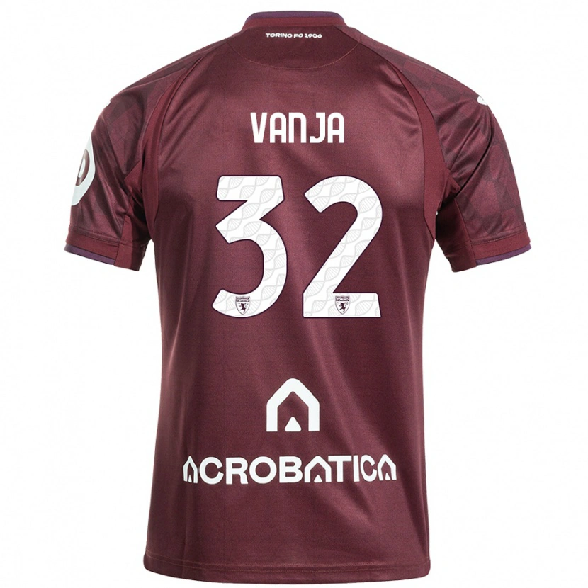 Danxen Kid Vanja Milinković-Savić #32 Maroon White Home Jersey 2024/25 T-Shirt