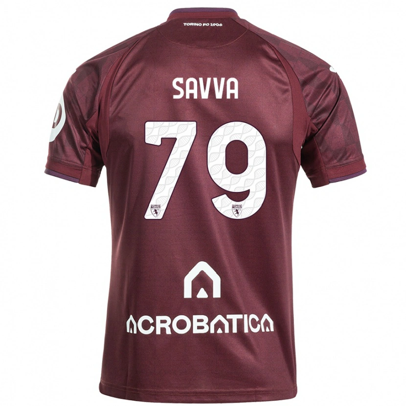 Danxen Kid Zanos Savva #79 Maroon White Home Jersey 2024/25 T-Shirt