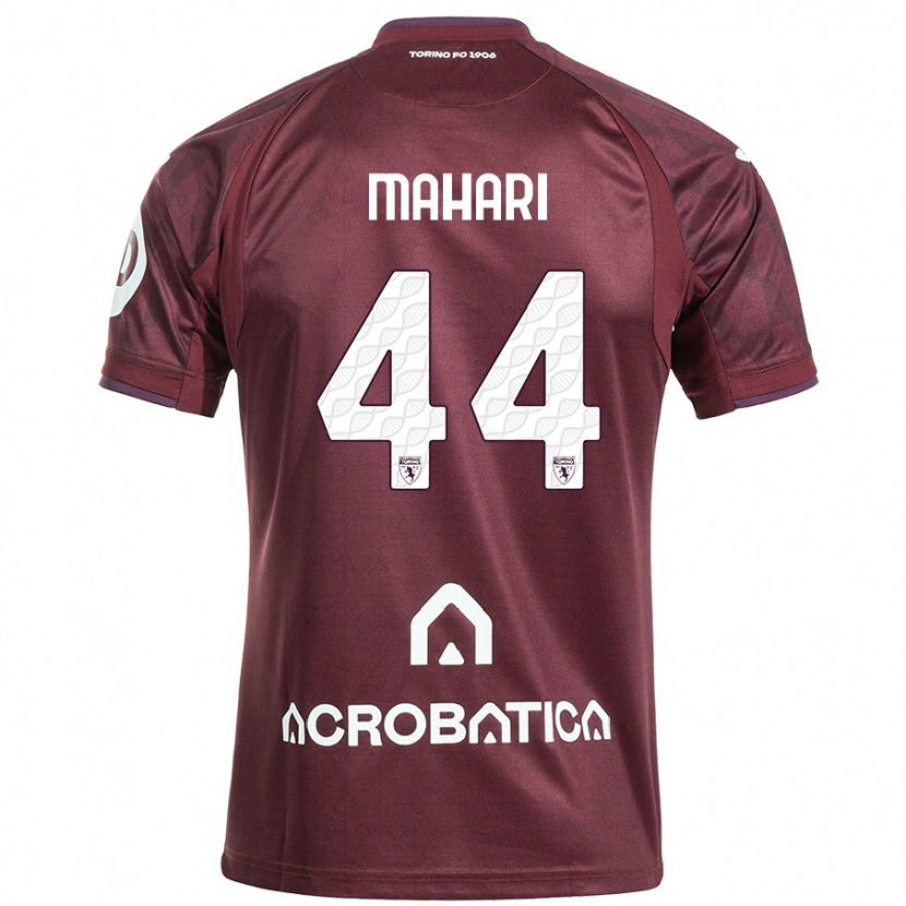 Danxen Kid Efdon Mahari #44 Maroon White Home Jersey 2024/25 T-Shirt