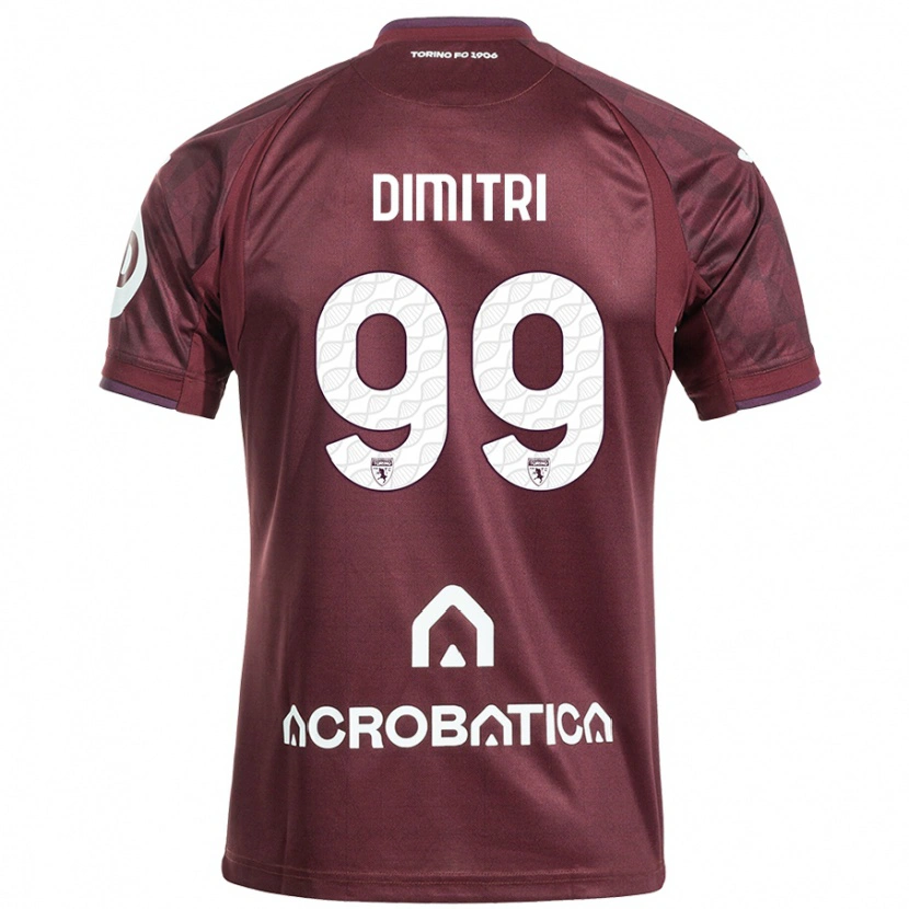 Danxen Kid Matteo Dimitri #99 Maroon White Home Jersey 2024/25 T-Shirt