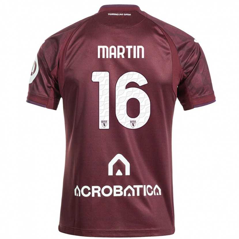 Danxen Kid Francesca Martin #16 Maroon White Home Jersey 2024/25 T-Shirt