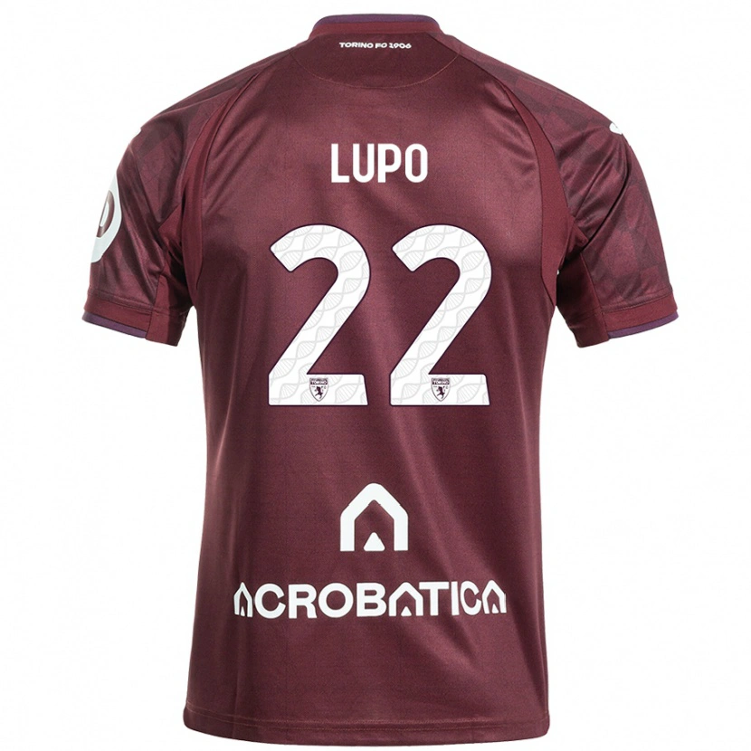 Danxen Kid Enrica Lupo #22 Maroon White Home Jersey 2024/25 T-Shirt