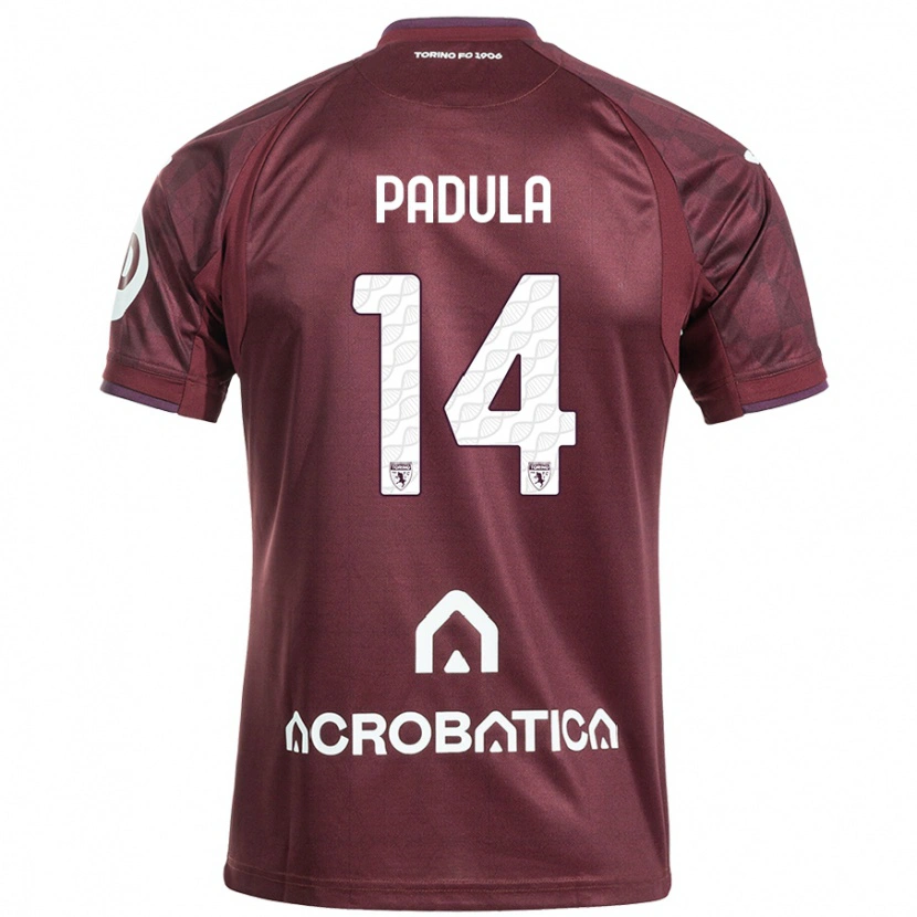 Danxen Kid Cristian Padula #14 Maroon White Home Jersey 2024/25 T-Shirt