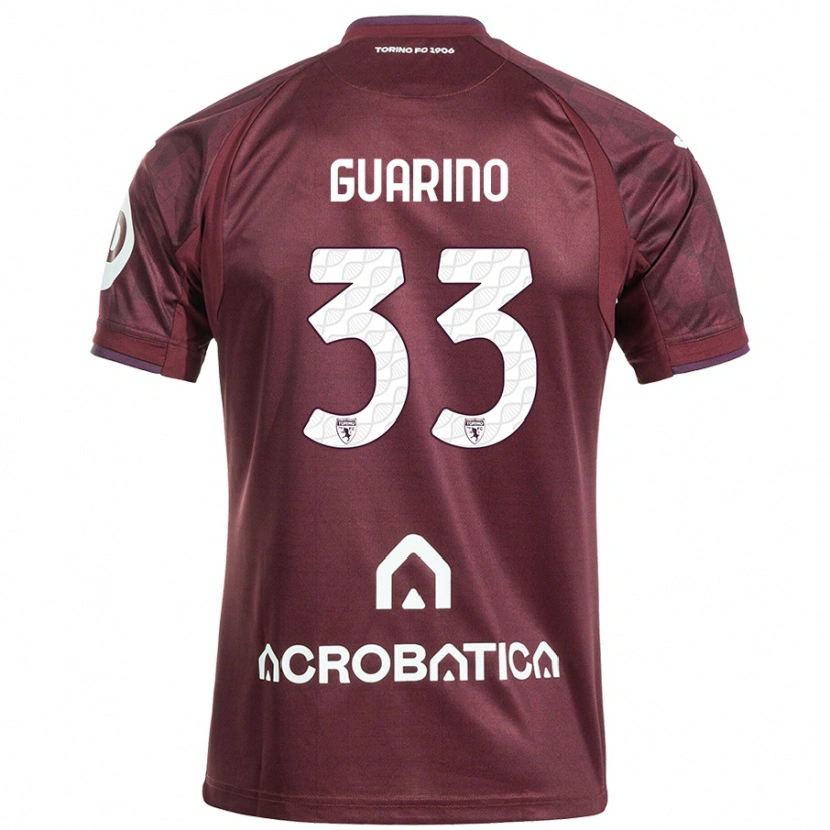 Danxen Kid Rita Guarino #33 Maroon White Home Jersey 2024/25 T-Shirt