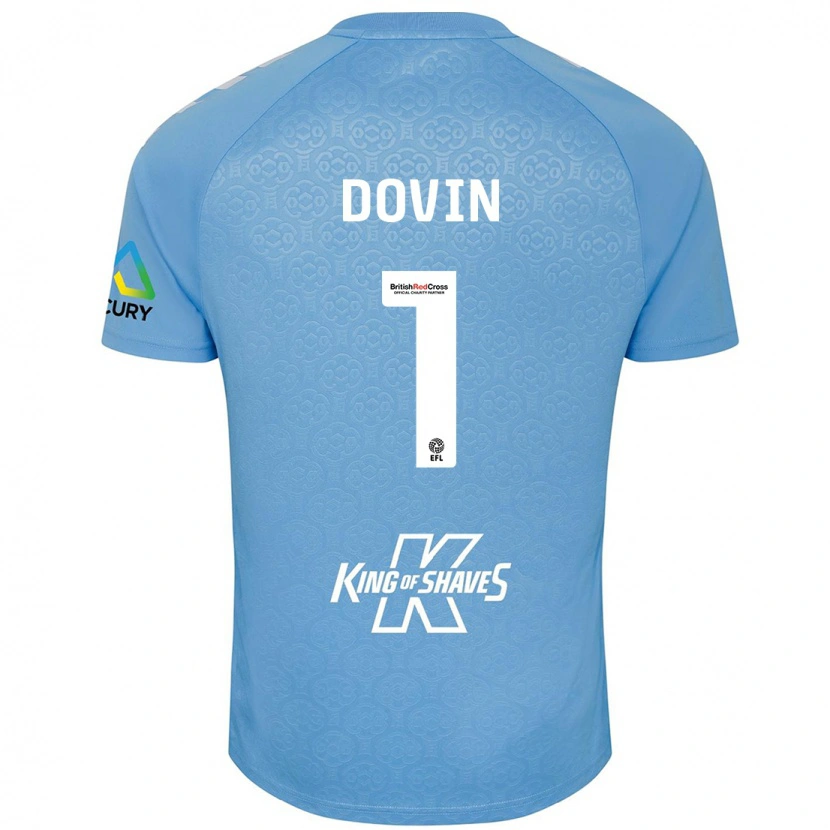 Danxen Kid Oliver Dovin #1 Blue White Home Jersey 2024/25 T-Shirt