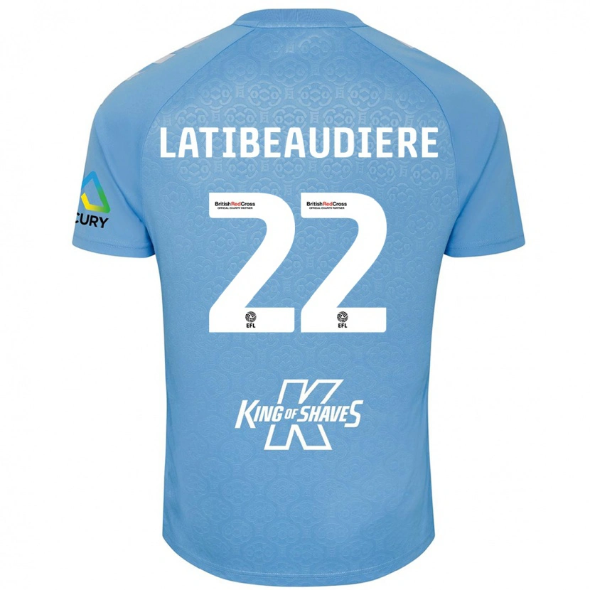 Danxen Kid Joel Latibeaudiere #22 Blue White Home Jersey 2024/25 T-Shirt