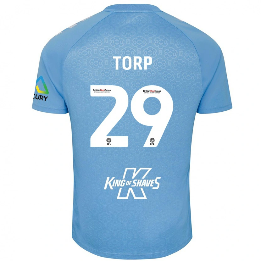 Danxen Kid Victor Torp #29 Blue White Home Jersey 2024/25 T-Shirt