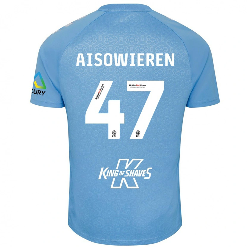 Danxen Kid Evan Eghosa Aisowieren #47 Blue White Home Jersey 2024/25 T-Shirt