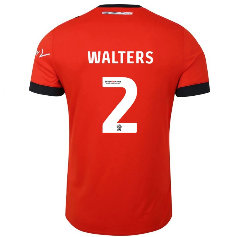 Danxen Kid Reuell Walters #2 Orange Black Home Jersey 2024/25 T-Shirt